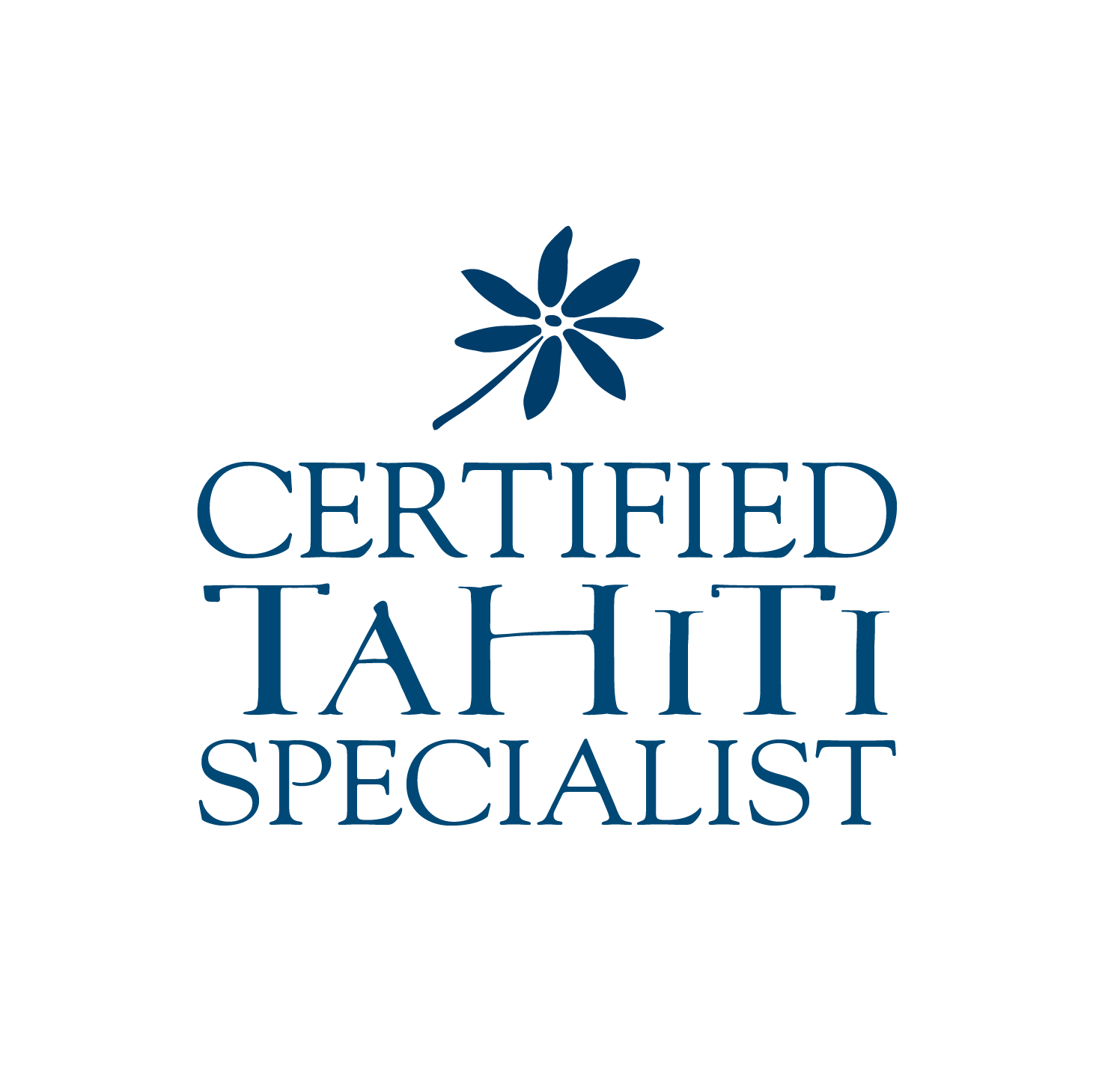 BADGE _ CERTIFIED TAHITI SPECIALIST - Blue