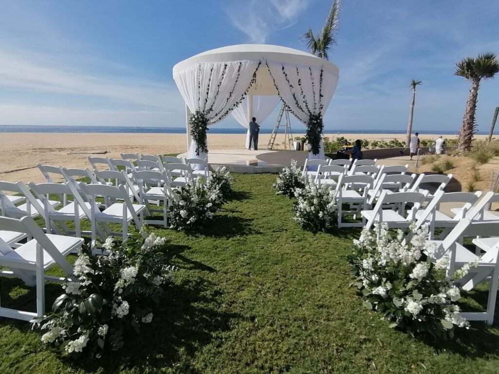 beach wedding location at Hard Rock Hotel Los Cabos