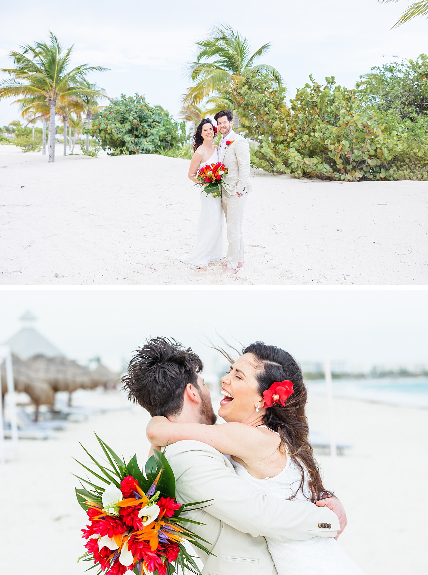 Bride and Groom portraits for a Mexico destination wedding