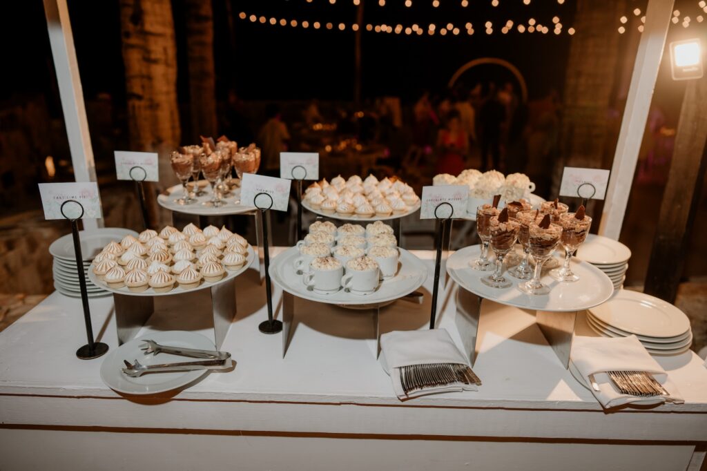 Grand Fiesta Americana Los Cabos wedding dessert table
