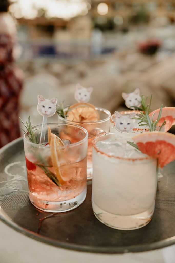 Grand Fiesta Americana Los Cabos wedding sigature drinks
