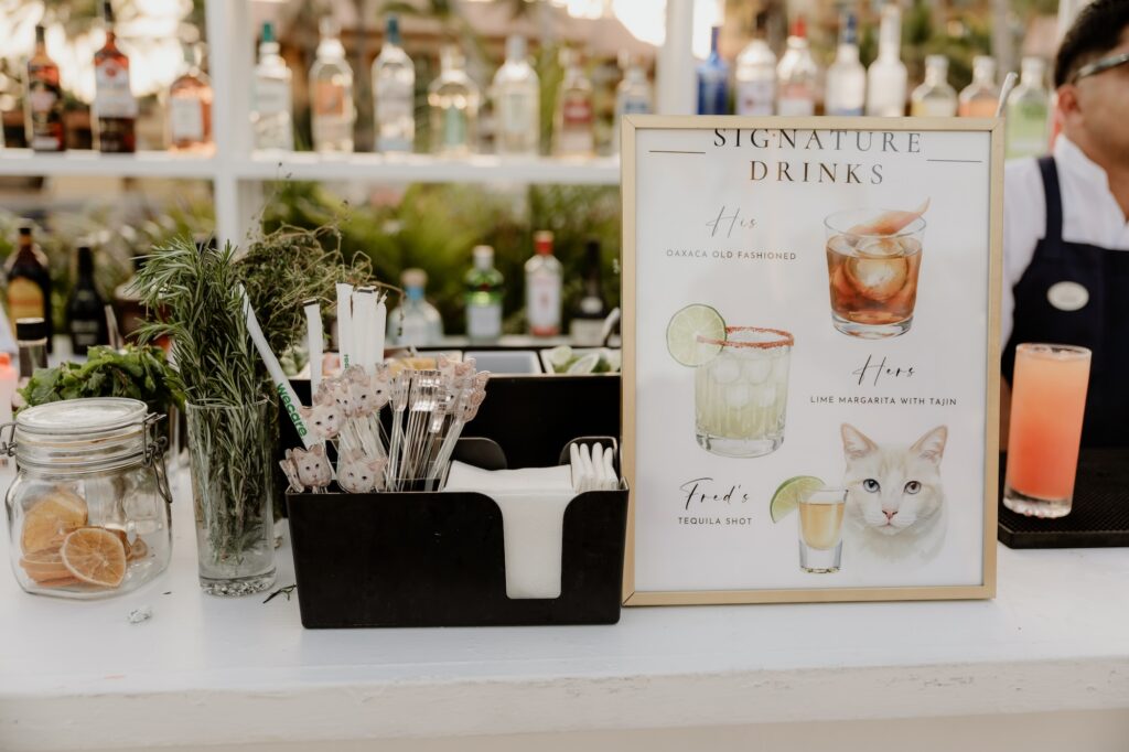 Grand Fiesta Americana Los Cabos wedding sigature drinks