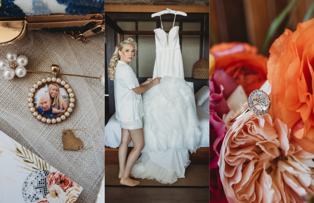 Unico 20 87 reviews bride with her flowers and gown