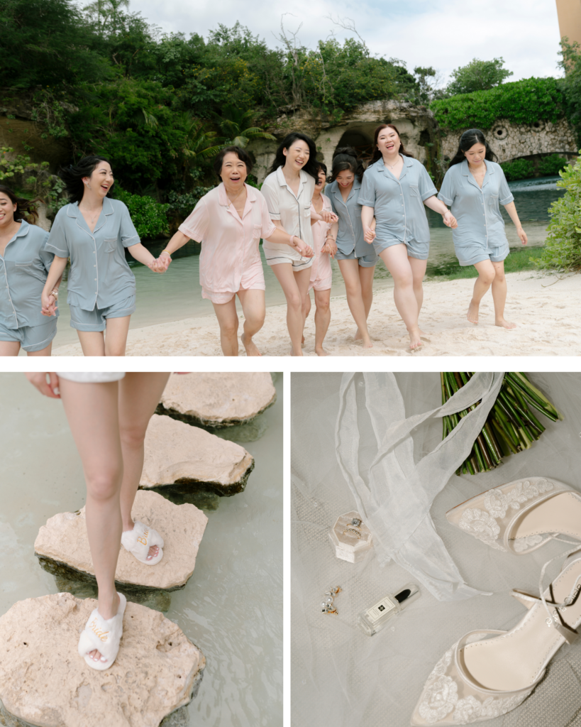 Hotel Xcaret Mexico wedding party