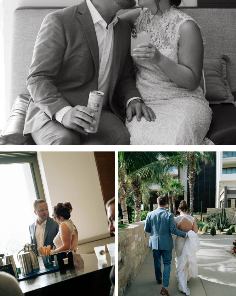 Hard Rock Los Cabos wedding couple