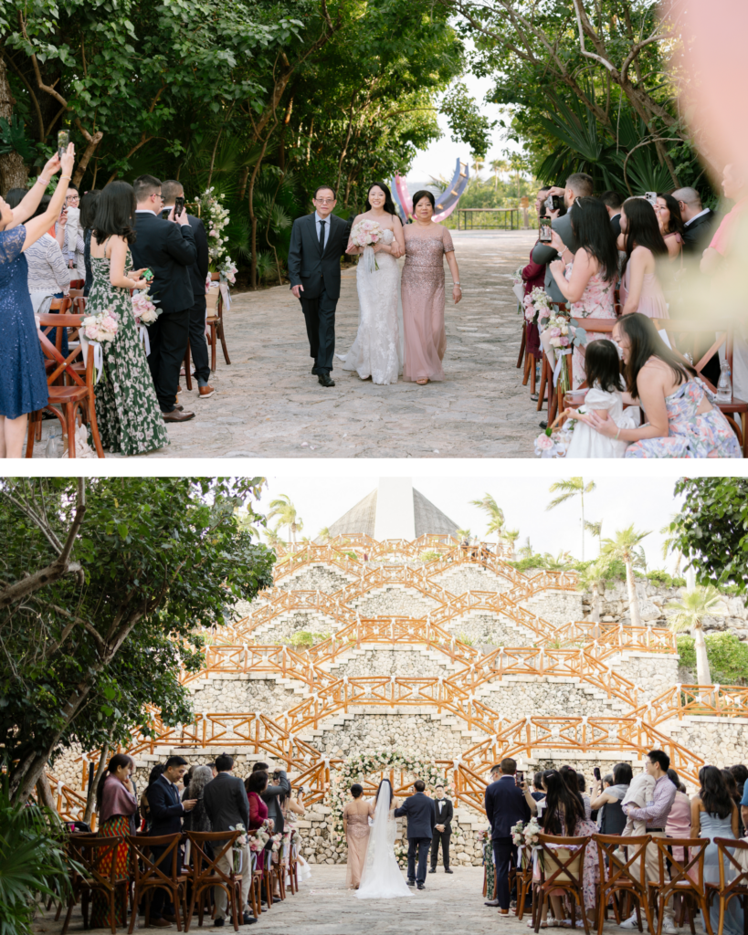 Hotel Xcaret Mexico wedding ceremony