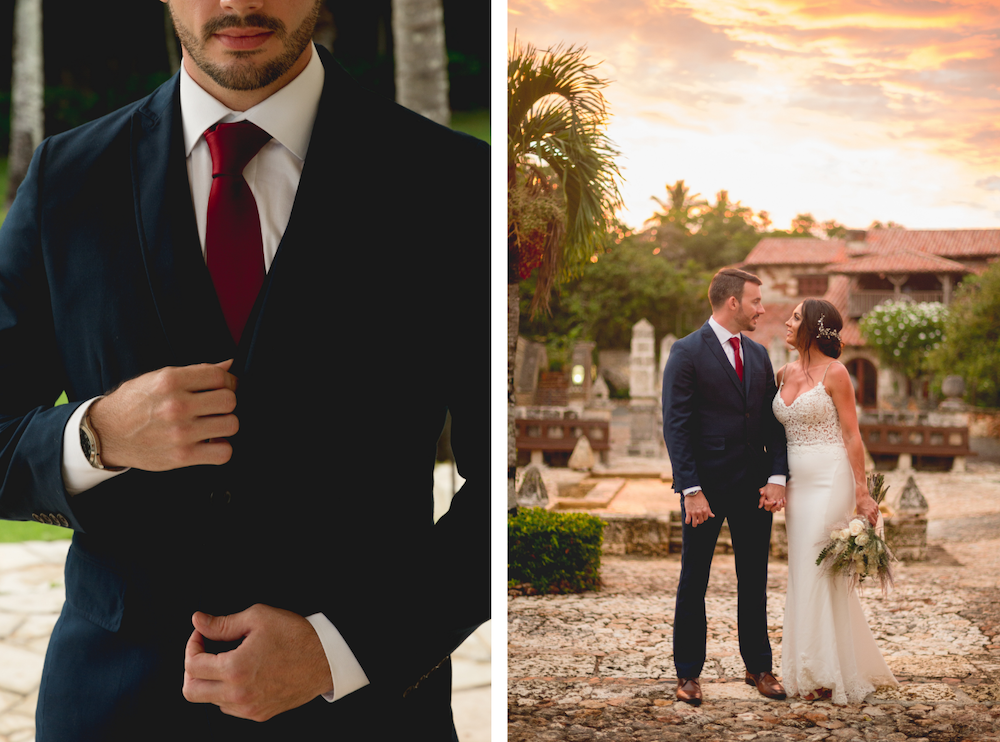 Bergundy & Forest Green Fall Wedding Color Palette at Casa de Campo.
