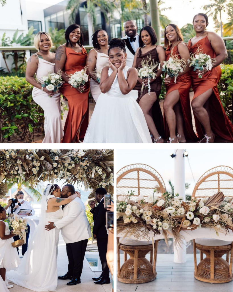 Terracotta Fall Wedding Color Palette at Finest Playa Mujeres.